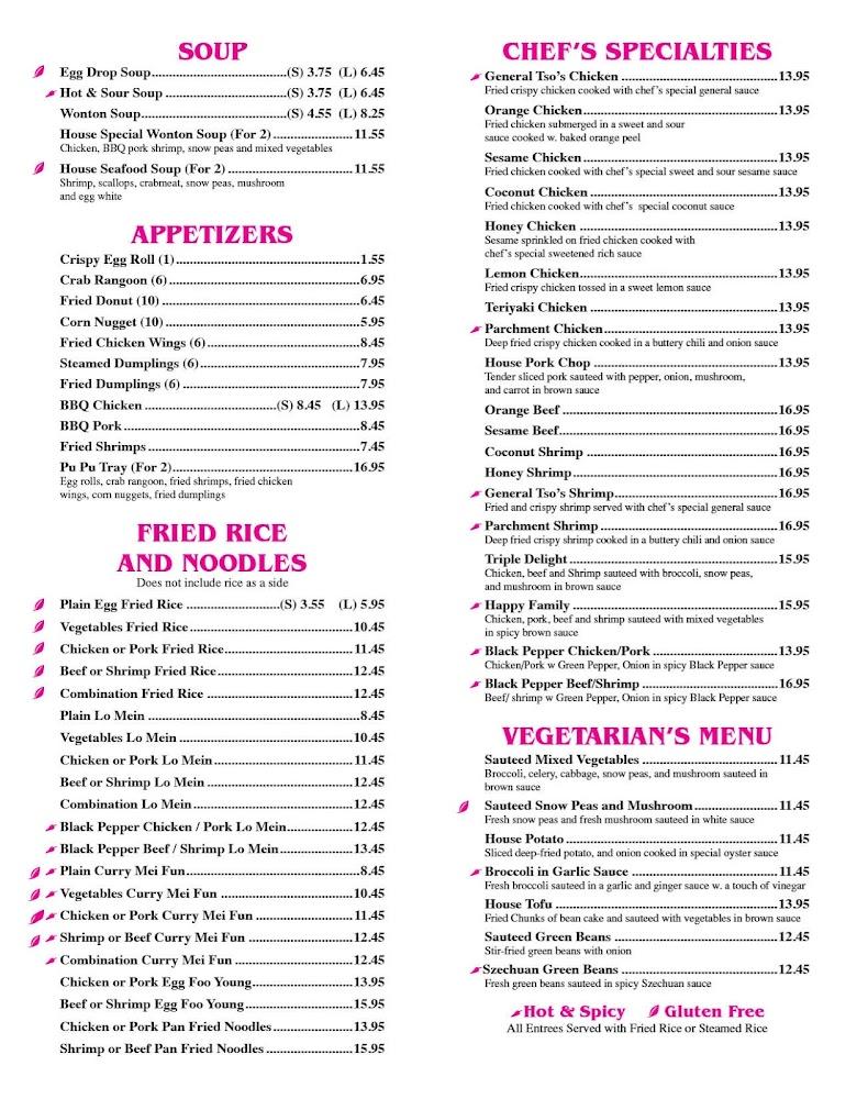 China Village Newburgh Menu image 3